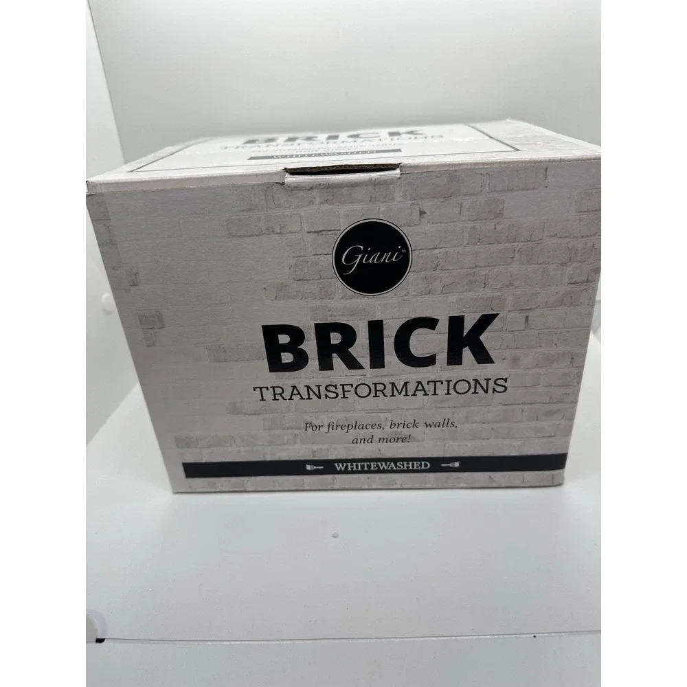 Giani Brick Transformations Kit- Whitewashed Full Sized Kit New Unused!